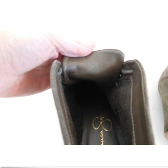 Jessica Simpson Wedges High Heel Booties Gray 7 M - Picture 8 of 8